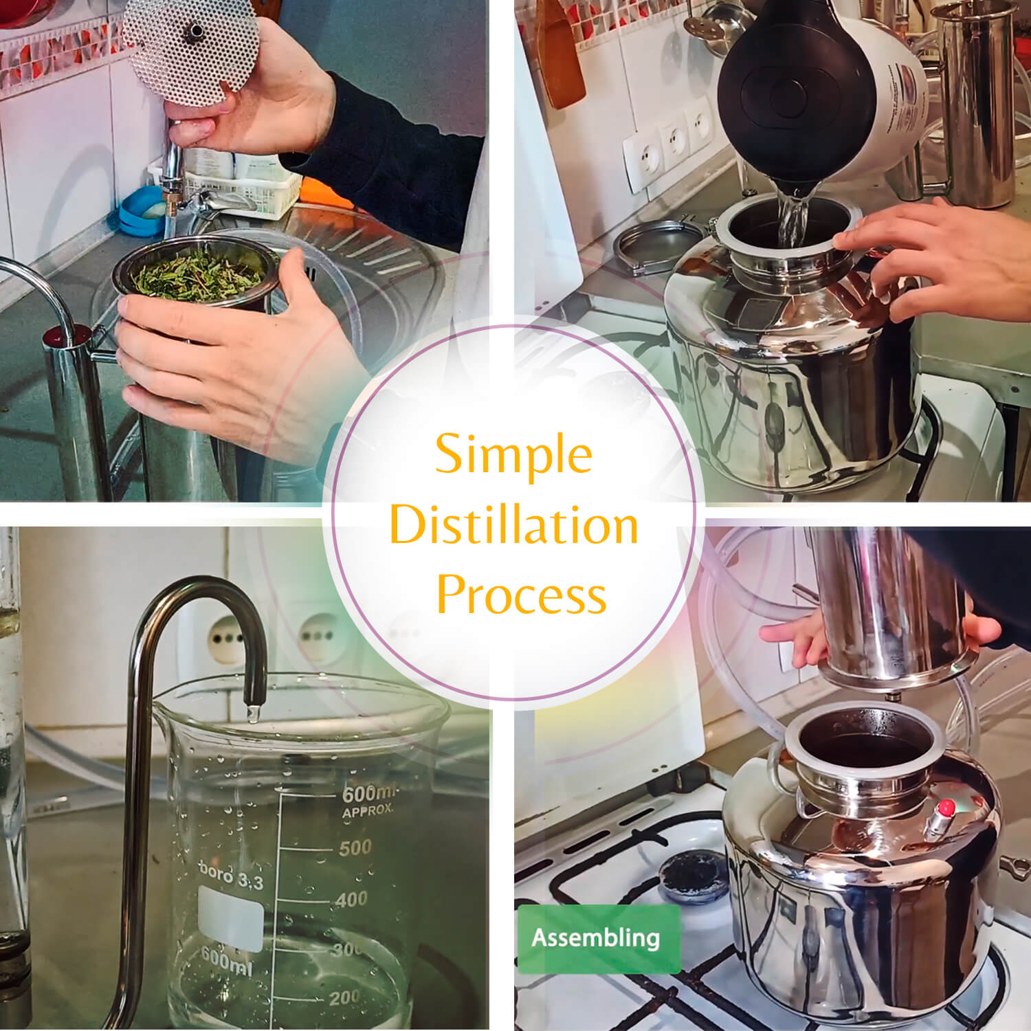 Hydrosol distiller 5 l[starter] Lavenoil