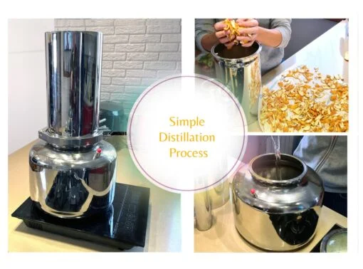 Simple distillation process